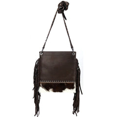 RLC-L127 Montana West Real Leather Fringe Shoulder/Crossbody Bag