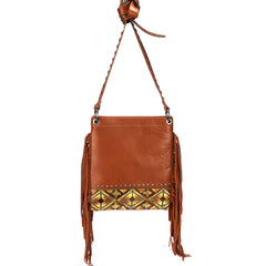 RLC-L128 Montana West Real Leather Fringe Shoulder/Crossbody Bag