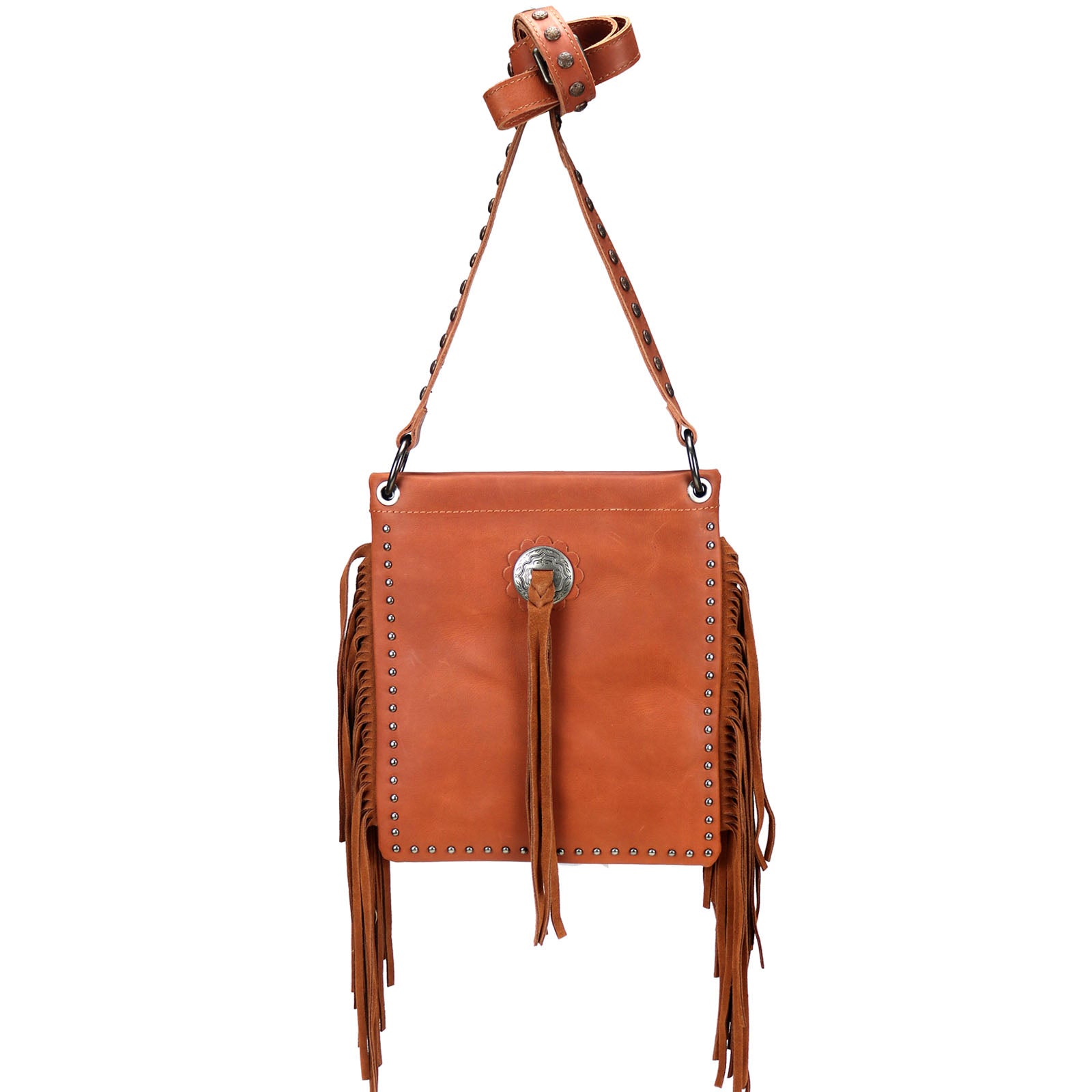 real leather crossbody