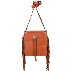 RLC-L129 Montana West Real Leather Fringe Shoulder/Crossbody Bag