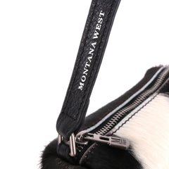 RLC-L146 Montana West 100% Genuine Leather Calf Hair Clutch/Crossbody