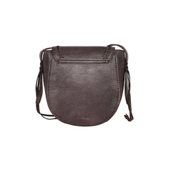 RLC-L152 Montana West Real Leather Concho Collection Crossbody Bag