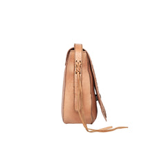 RLC-L152 Montana West Real Leather Concho Collection Crossbody Bag