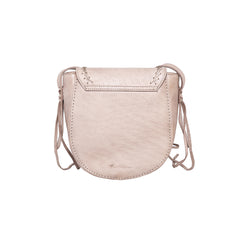 RLC-L152 Montana West Real Leather Concho Collection Crossbody Bag
