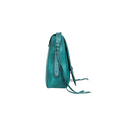 RLC-L152 Montana West Real Leather Concho Collection Crossbody Bag