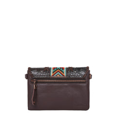 RLC-L153 Montana West Real Leather Tooled Collection Crossbody/Wristlet