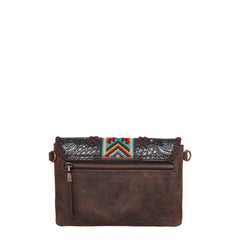 RLC-L153 Montana West Real Leather Tooled Collection Crossbody/Wristlet