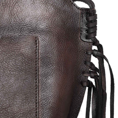 RLC-L160A Montana West Genuine Leather Hornback Embossed Croc