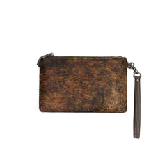 RLH-001 Montana West Hair-On Cowhide Leather Clutch/Crossbody