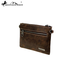 RLH-008 Montana West Hair-On Cowhide Leather Clutch/Crossbody