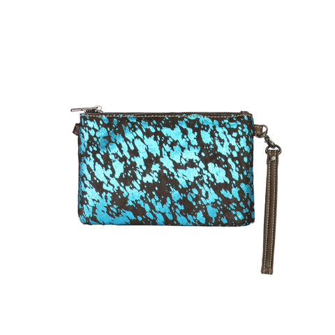 RLH-008 Montana West Hair-On Cowhide Leather Clutch/Crossbody