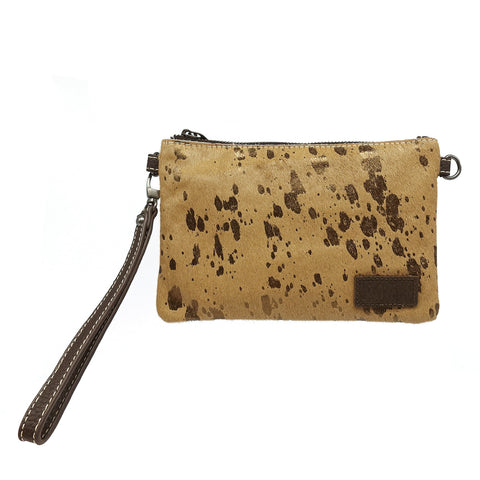 RLH-009 Montana West Hair-On Cowhide Leather Clutch/Crossbody