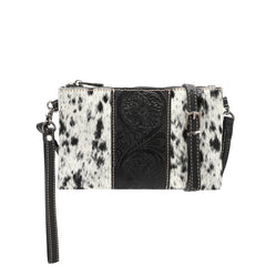 RLH-012 Montana West Hair-On Cowhide Leather Clutch/Crossbody