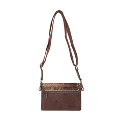 RLL-017 Montana West 100% Genuine Leather Hair-On Collection Crossbody