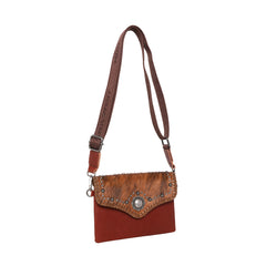 RLL-018 Montana West 100% Genuine Leather Hair-On Collection Crossbody