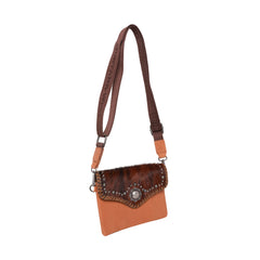 RLL-018 Montana West 100% Genuine Leather Hair-On Collection Crossbody