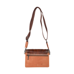 RLL-018 Montana West 100% Genuine Leather Hair-On Collection Crossbody