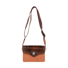 RLL-018 Montana West 100% Genuine Leather Hair-On Collection Crossbody