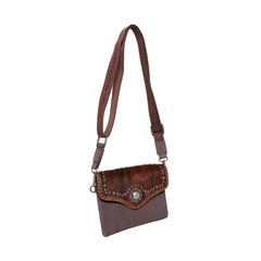 RLL-018 Montana West 100% Genuine Leather Hair-On Collection Crossbody