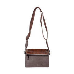 RLL-018 Montana West 100% Genuine Leather Hair-On Collection Crossbody