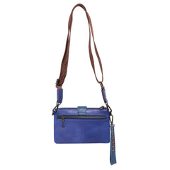 RLL-028  Montana West 100% Genuine Leather Collection Crossbody/Wristlet