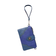 RLL-028  Montana West 100% Genuine Leather Collection Crossbody/Wristlet