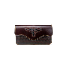 RLP-2008 Montana West Genuine Hair-On Cowhide Belt Loop Phone Holster  Pouch/Multi-function Crossbody