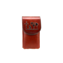 RLP-011 Montana West Genuine Leather Belt Loop Holster Cell Phone Case