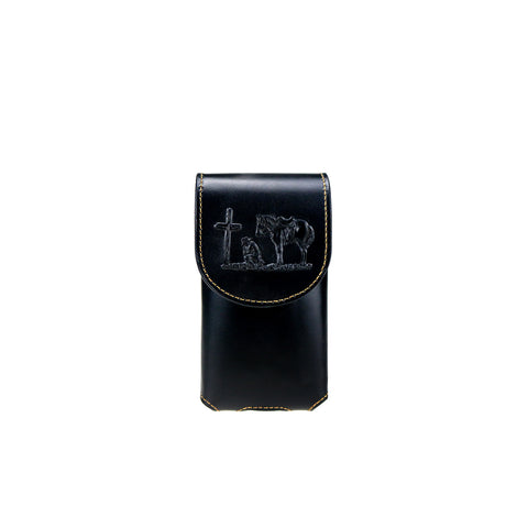 RLP-011S Montana West Genuine Leather Belt Loop Holster Cell Phone Case