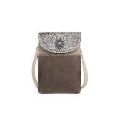 RLP-2003 Montana West Floral Tooled Genuine Leather Belt Loop Phone Holster Pouch/Multi-function Crossbody
