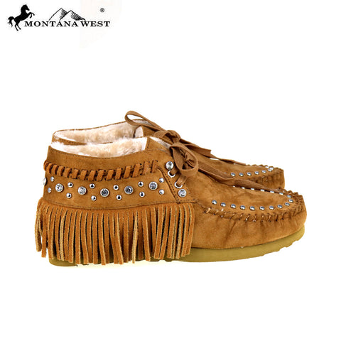 SBT-014  Montana West Moccasins Fringe Collection