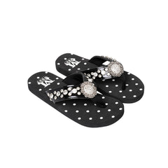SE17-S001A Montana West Bling Bling Collection Flip Flops BY CASE (Thin Sole) By Case)
