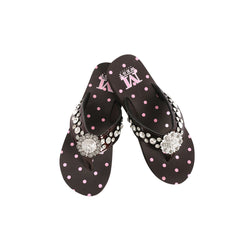 SE17-S001A Montana West Bling Bling Collection Flip Flops BY CASE (Thin Sole) By Case)
