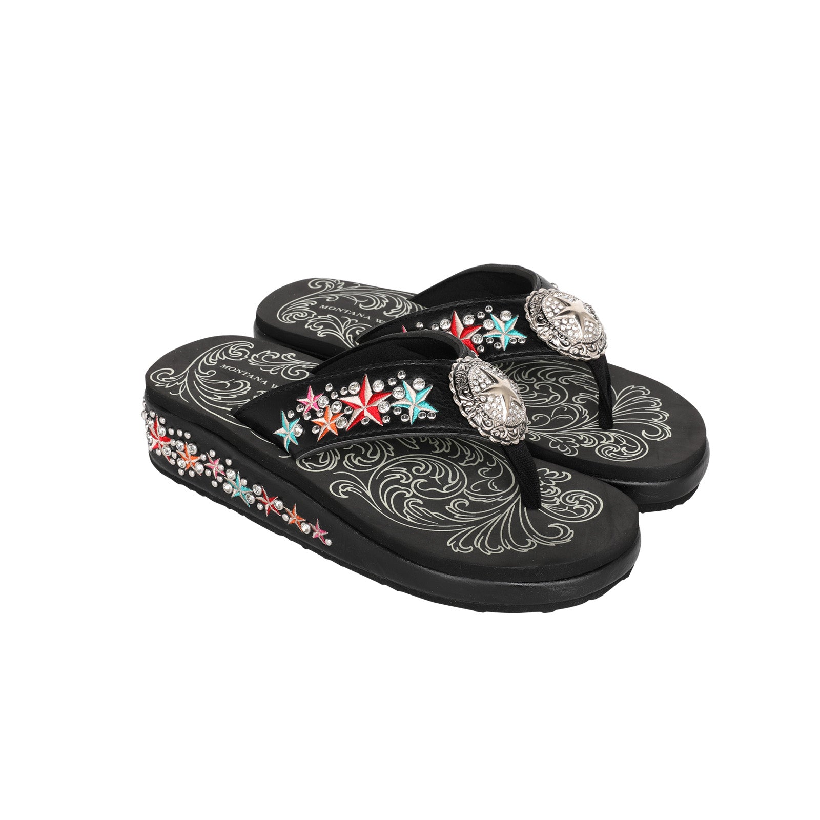 Montana west flip sales flops size 9