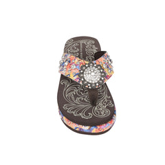 SEF18-S001 Montana West Horse Print Flip Flops By Case