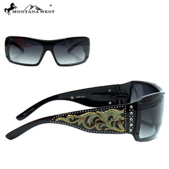 SGS-5401 Montana West Western Scroll Collection Sunglasses By Dozen