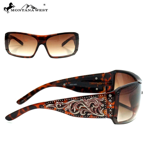 SGS-5401 Montana West Western Scroll Collection Sunglasses By Dozen