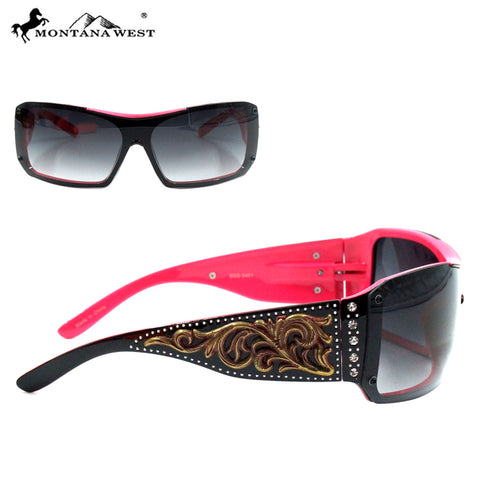 SGS-5401 Montana West Western Scroll Collection Sunglasses By Dozen