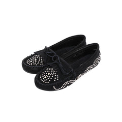 SMT-002 Montana West Western Leather Suede Moccasin Slipper Studs Accents - By Case
