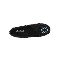 SMT-003 Montana West Western Leather Suede Moccasin Slipper Beaded Accents - By Case