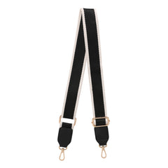 STP-1005  Montana West Guitar Style Crossbody Strap Solid Color Collection Black