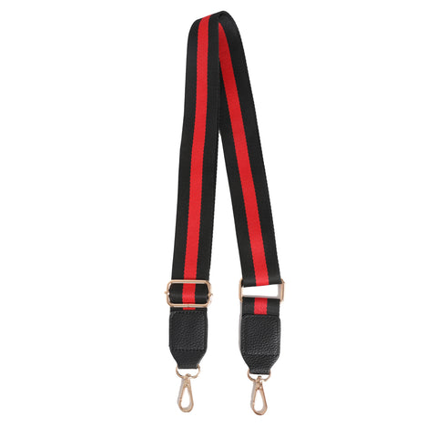 STP-1019 Montana West Guitar Style Crossbody Strap Stripe Print Collection