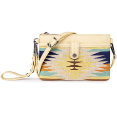 WG52-C181 Wrangler Southwestern Art Print Clutch/Crossbody