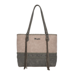 WG28-G8317 Wrangler Fringe and Studs Concealed Carry Western Tote（Wrangler by Montana West）
