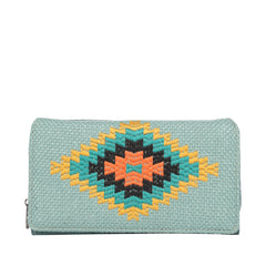 MW1069-W010 Montana West Aztec Collection Wallet