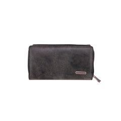 TR119-W010 Trinity Ranch Hair-On Collection Secretary Style Wallet