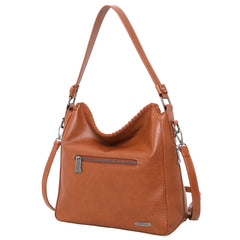 TR123G-918 Trinity Ranch Hair-On Leather Collection Dual Sided Concealed Carry Hobo/Crossbody Bag
