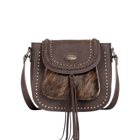 TR128-8360 Trinity Ranch Hair-On Collection Crossbody Bag