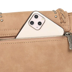 TR128-8360 Trinity Ranch Hair-On Collection Crossbody Bag