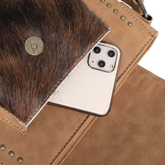 TR128-8360 Trinity Ranch Hair-On Collection Crossbody Bag